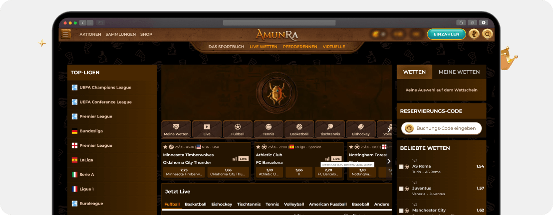 AmunRa Casino Erfahrungen – Test & Bewertung 2025