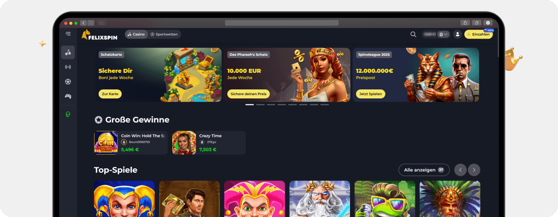 Felixspin Casino – Erfahrungen & Testbericht  2025