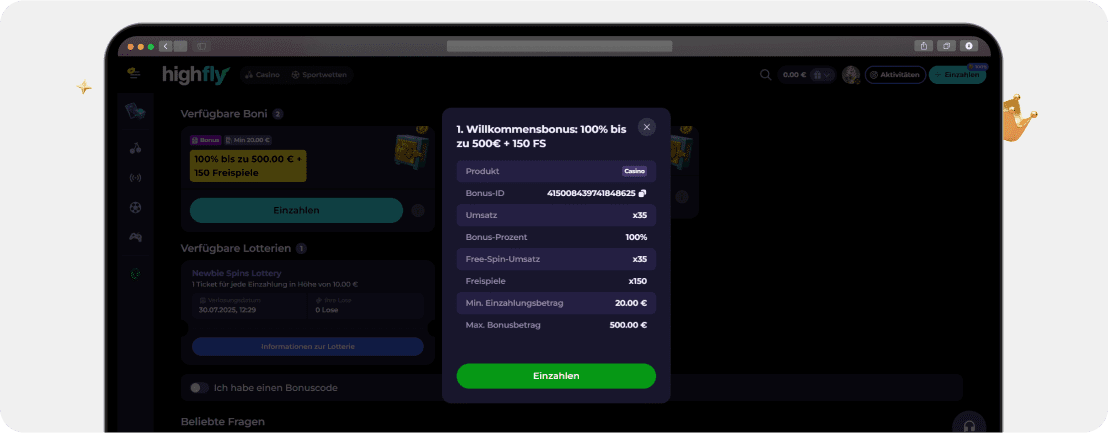 HighFlyBet Casino – Erfahrungen & Testbericht 2025