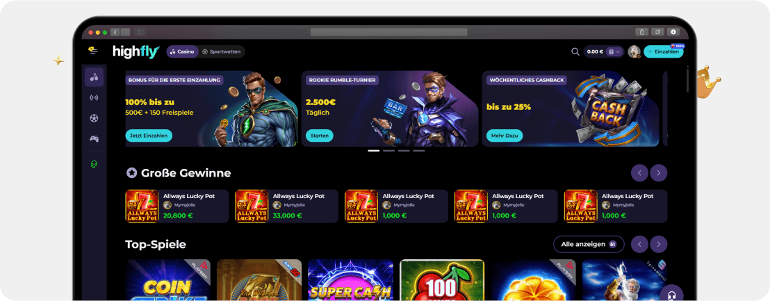 HighFlyBet Casino – Erfahrungen & Testbericht 2025