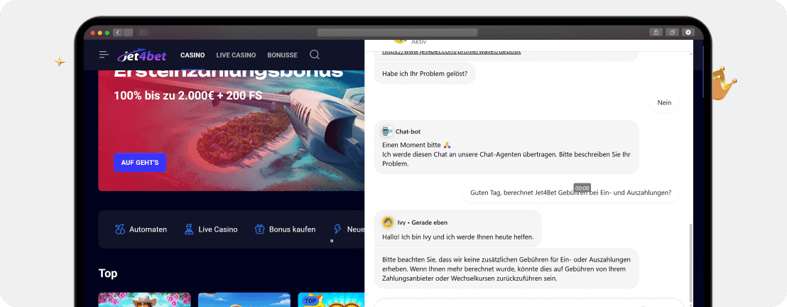 Jet4Bet Casino – Erfahrungen & Testbericht 2025