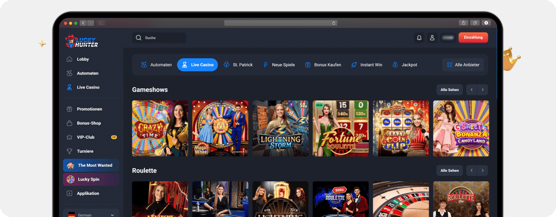 Lucky Hunter Casino – Erfahrungen & Testbericht 2025