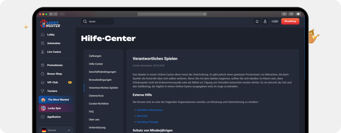 Lucky Hunter Casino – Erfahrungen & Testbericht 2025