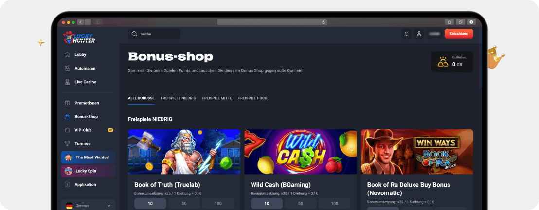 Lucky Hunter Casino – Erfahrungen & Testbericht 2025