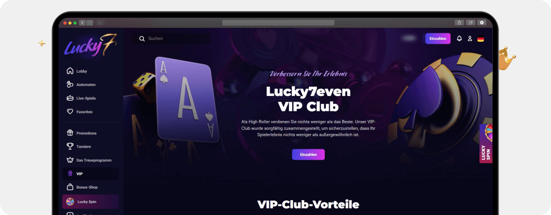 Lucky7even Casino – Erfahrungen & Testbericht 2025