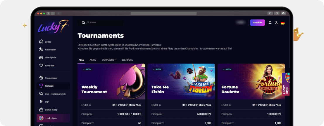 Lucky7even Casino – Erfahrungen & Testbericht 2025