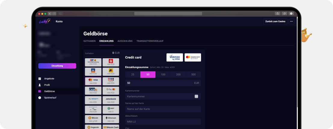 Lucky7even Casino – Erfahrungen & Testbericht 2025