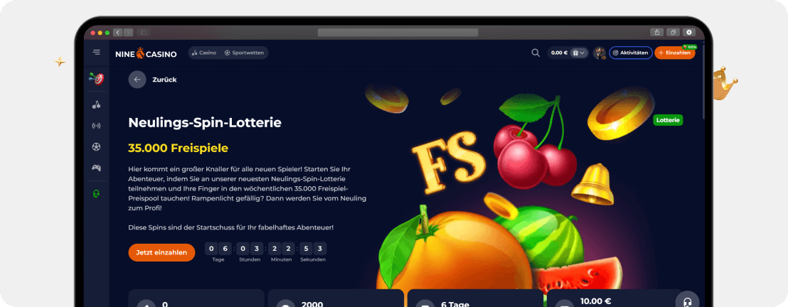 NineCasino – Erfahrungen & Testbericht 2025