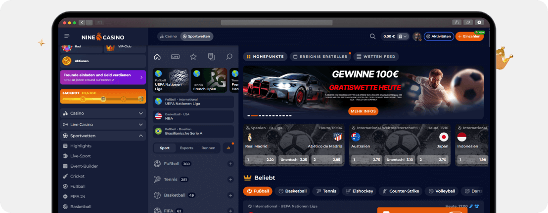 NineCasino – Erfahrungen & Testbericht 2025