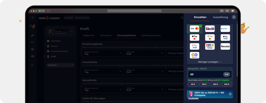 NineCasino – Erfahrungen & Testbericht 2025