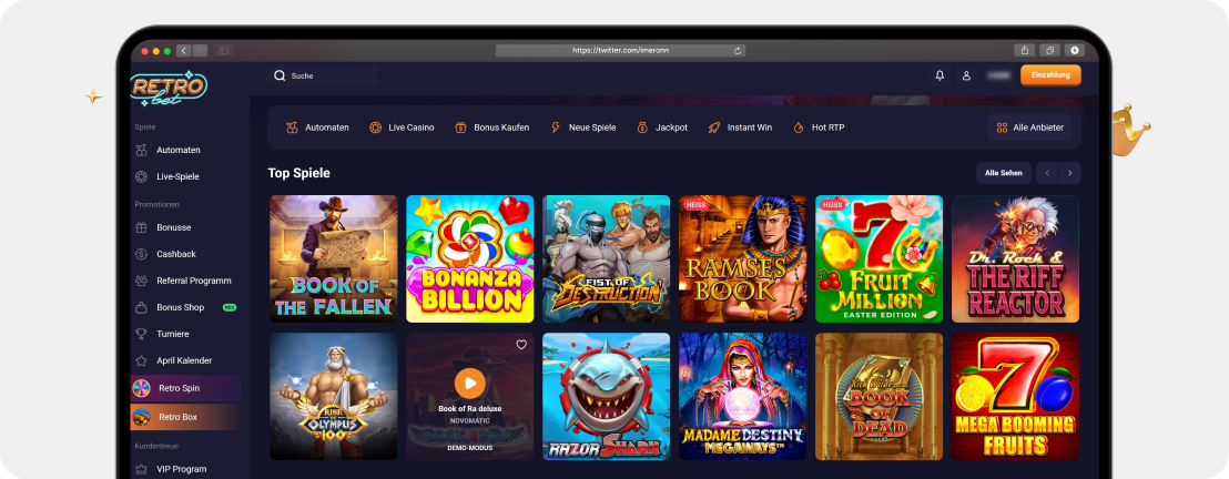 RetroBet Casino – Erfahrungen & Testbericht 2025