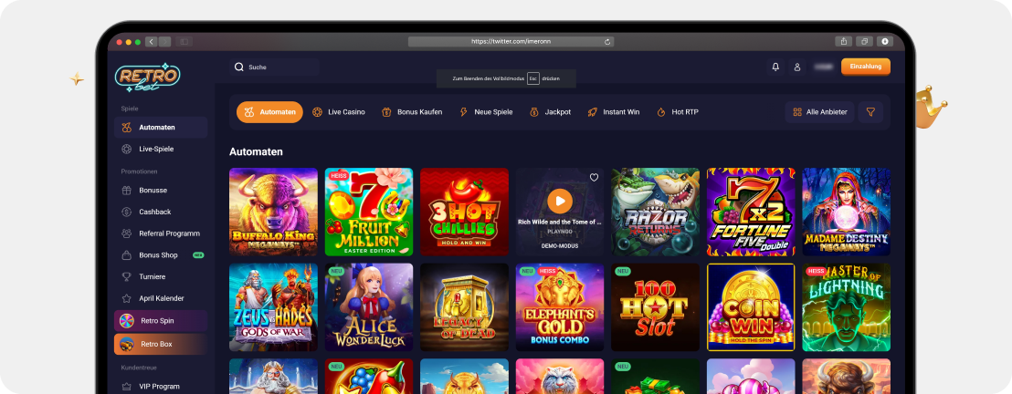 RetroBet Casino – Erfahrungen & Testbericht 2025