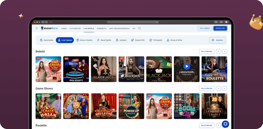 Rocketspin Casino – Erfahrungen & Testbericht 2025