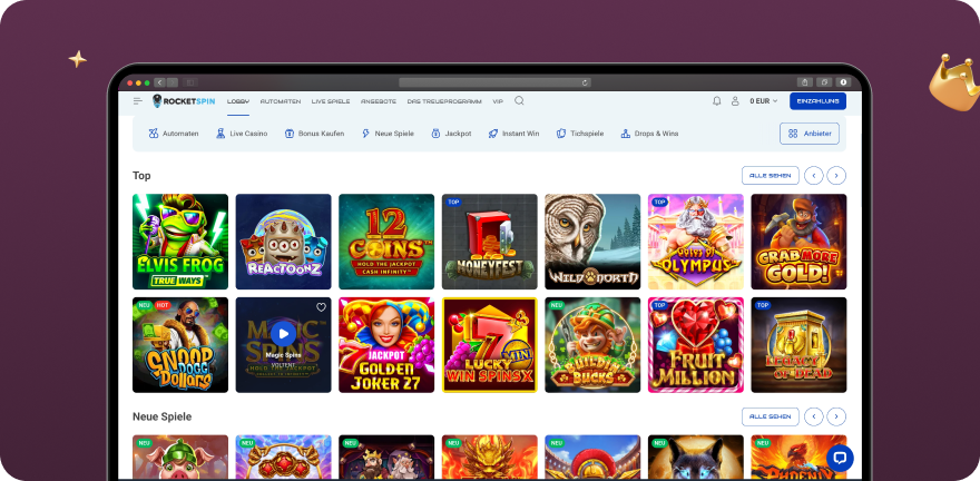 Rocketspin Casino – Erfahrungen & Testbericht 2025