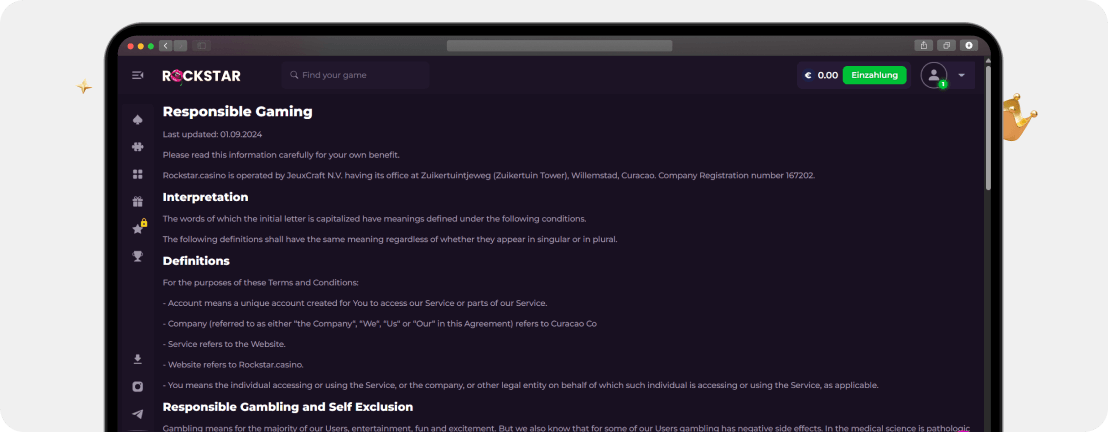 Rockstar Casino – Erfahrungen & Testbericht 2025