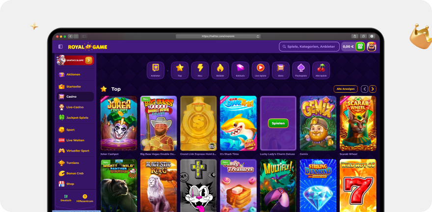 RoyalGame Casino – Erfahrungen & Testbericht 2025