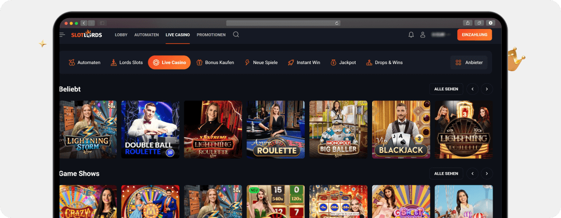 Slot Lords Casino – Erfahrungen & Testbericht 2025