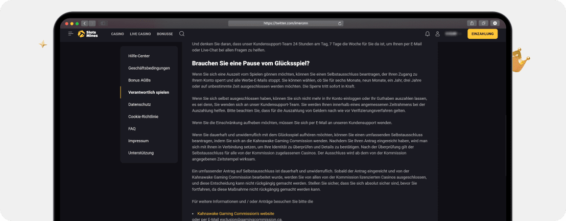 SlotsMines Casino – Erfahrungen & Testbericht 2025