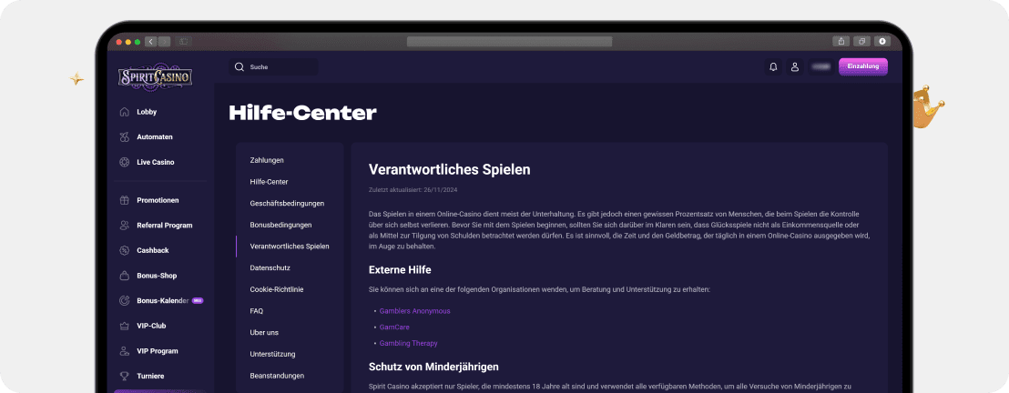 Spirit Casino – Erfahrungen & Testbericht 2025