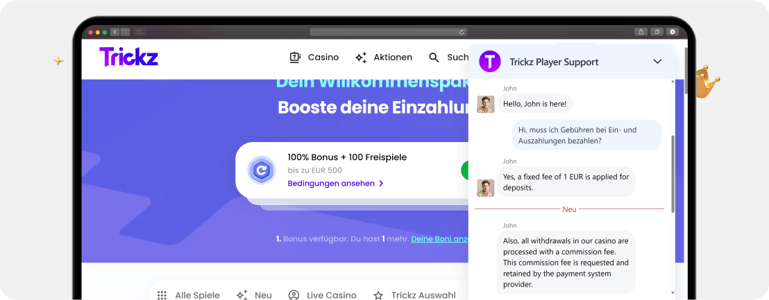 Trickz Casino – Erfahrungen & Testbericht 2026