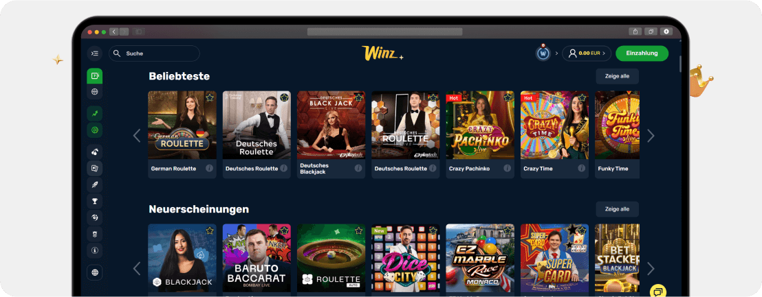 Winz.io  Casino – Erfahrungen & Testbericht 2025