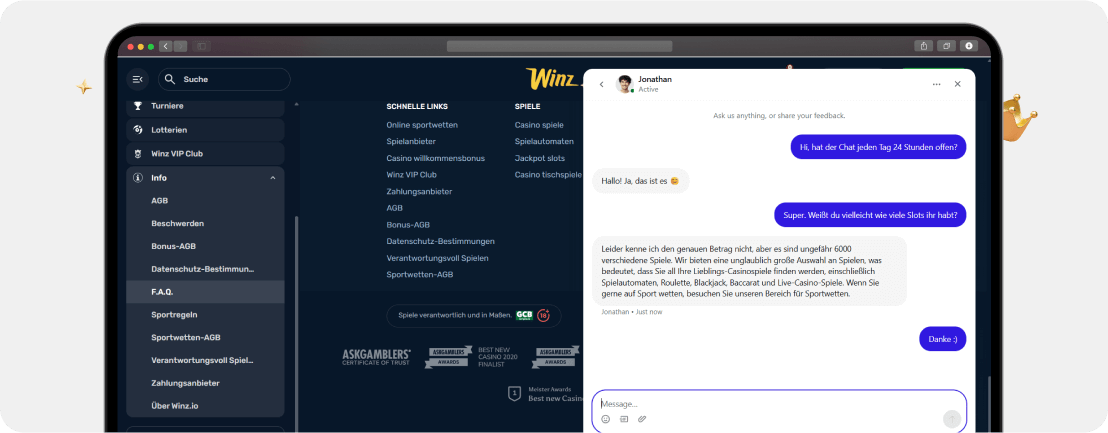 Winz.io  Casino – Erfahrungen & Testbericht 2025