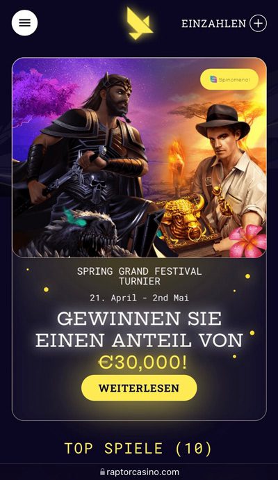 Raptor Casino – Erfahrungen & Testbericht 2025