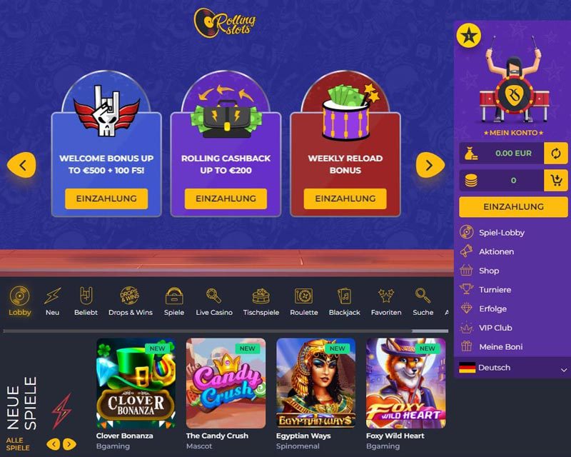 Rolling Slots Casino – Erfahrungen & Testbericht 2025