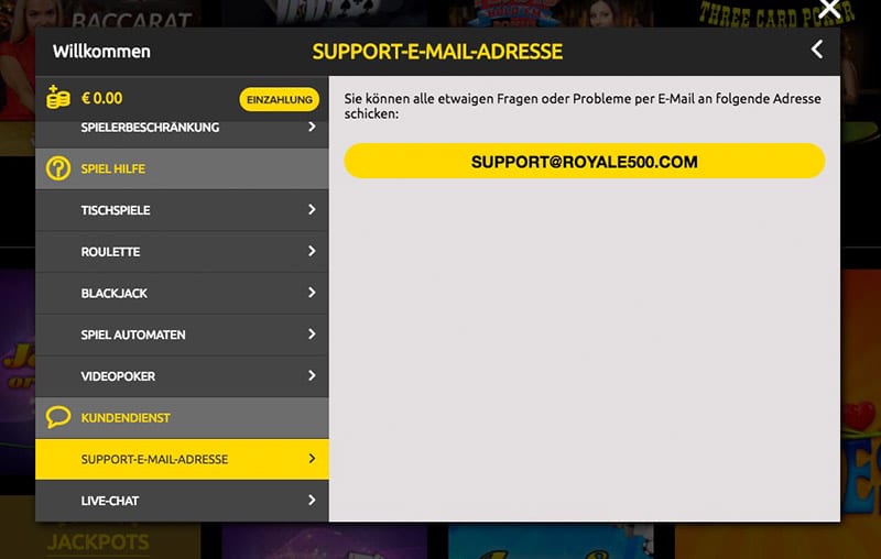 Royale 500 Casino Erfahrungen – Test & Bewertung 2026
