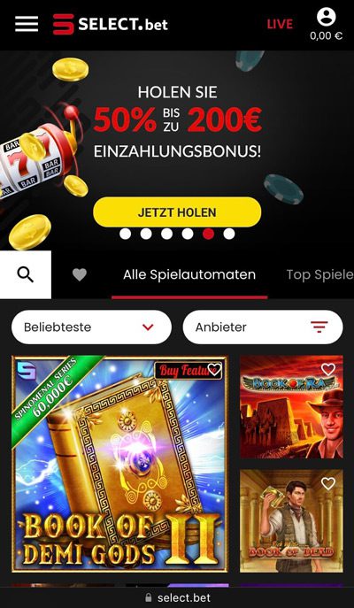 Select.bet Casino – Erfahrungen & Testbericht 2025