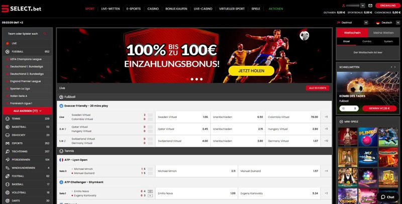 Select.bet Casino – Erfahrungen & Testbericht 2025
