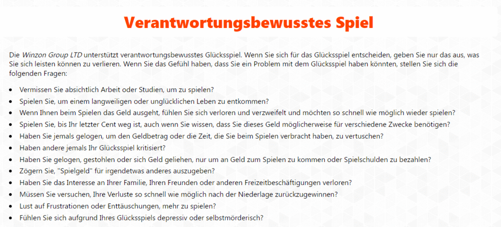 Winzon Casino – Erfahrungen & Testbericht 2026