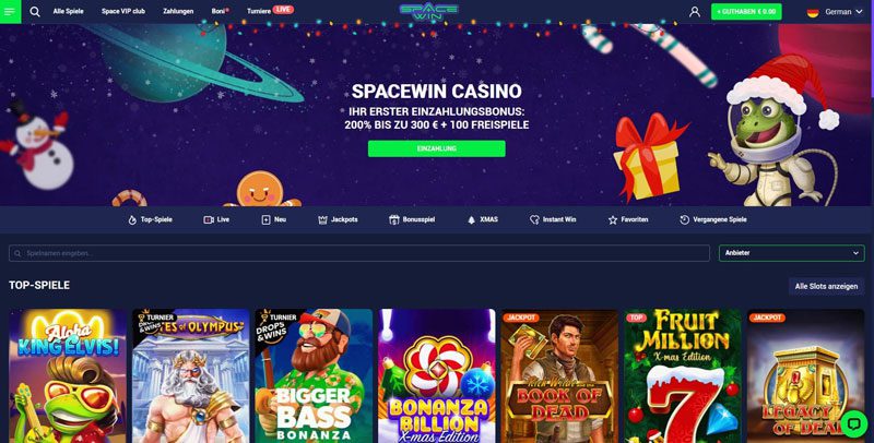 SpaceWin Casino – Erfahrungen & Testbericht 2025