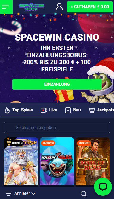SpaceWin Casino – Erfahrungen & Testbericht 2025