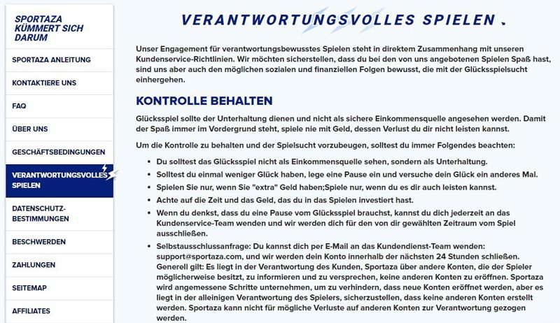 Sportaza Casino – Erfahrungen & Testbericht  2025