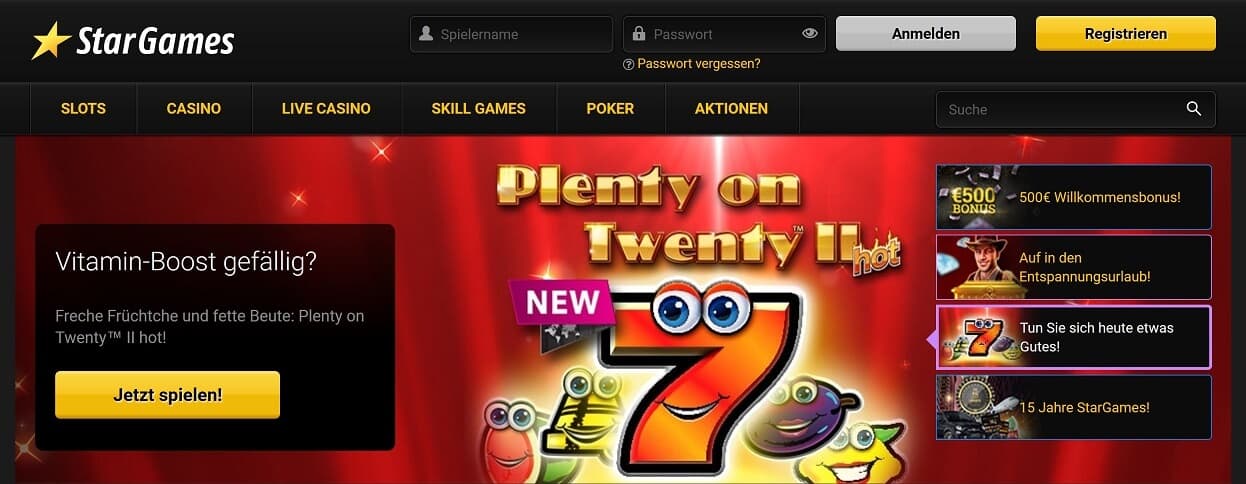 Stargames Casino Startseite