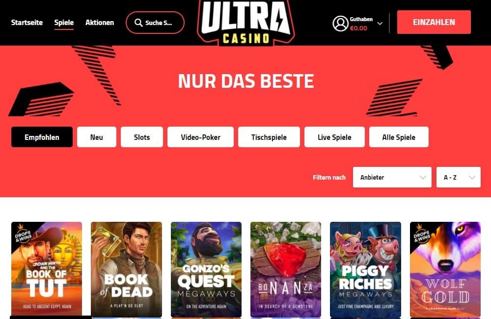 Ultra Casino – Erfahrungen & Testbericht 2025