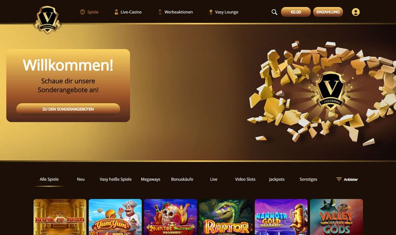 Vasy Casino – Erfahrungen & Testbericht 2025