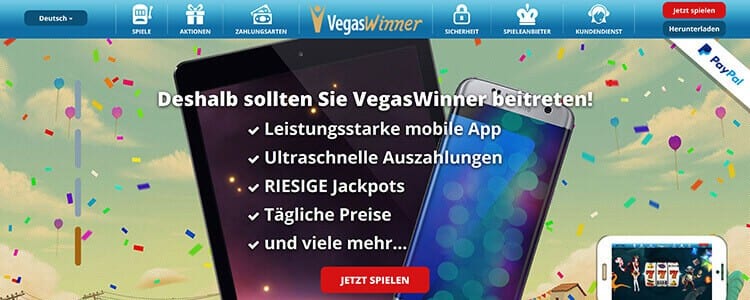 VegasWinner Casino App