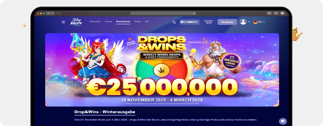 Shiny Wilds Casino – Erfahrungen & Testbericht 2026