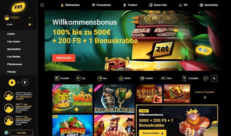 ZetCasino – Erfahrungen & Testbericht 2025